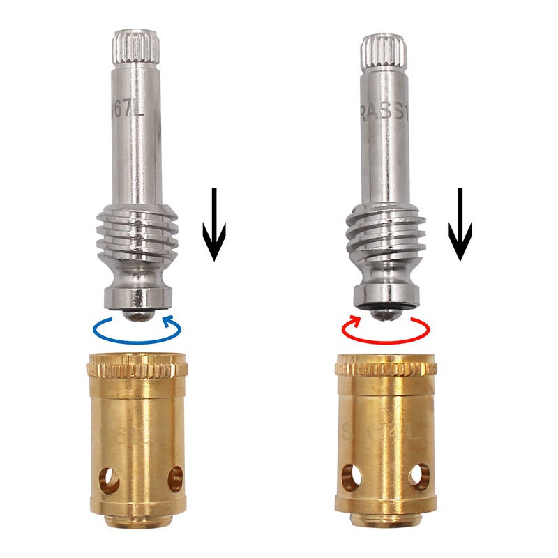 ShineUs Brass B-6K Job Parts Kit Replacement for T&S Brass,Compatible with Eterna Cartr - Image 3